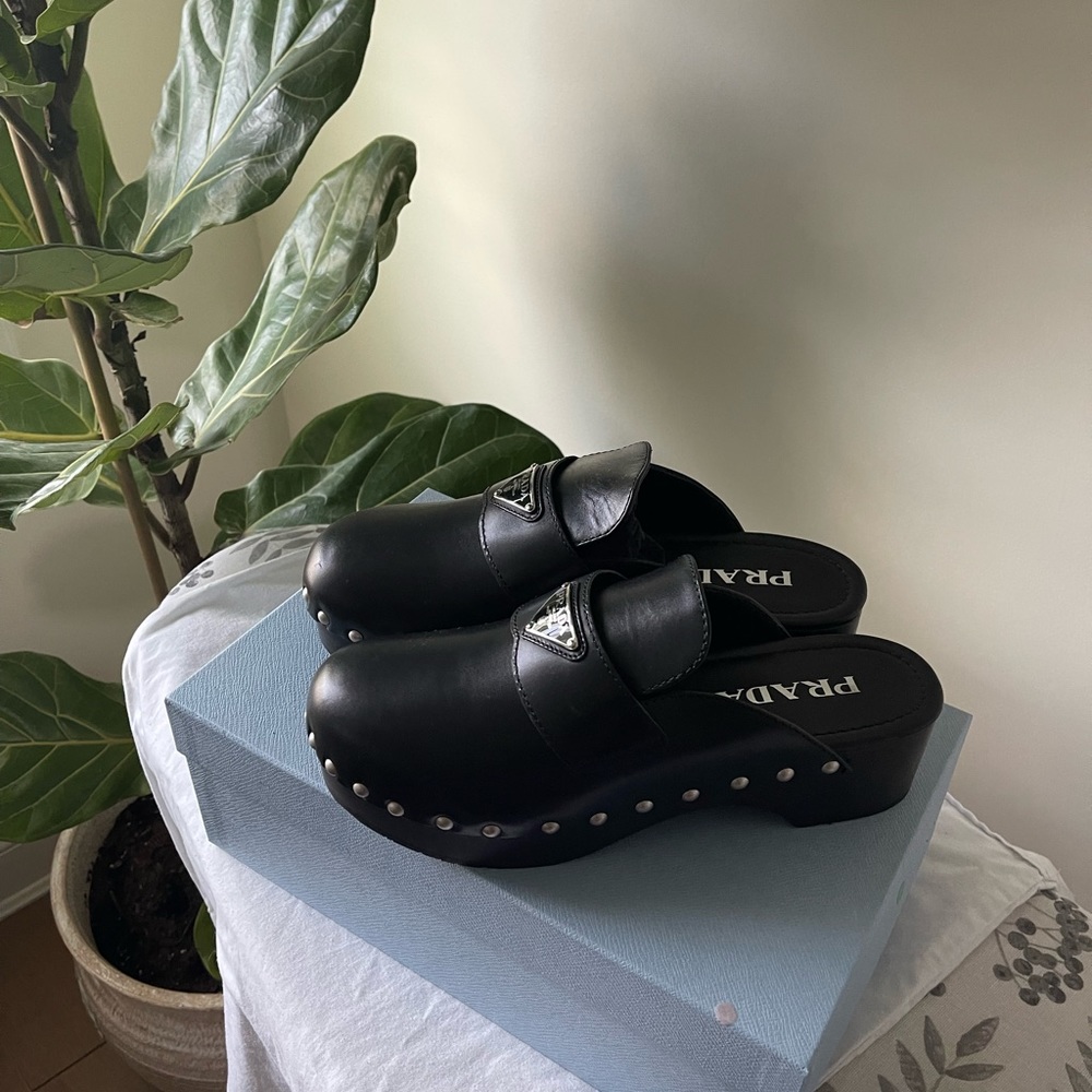 Prada Logo clogs - Picture 4 of 5